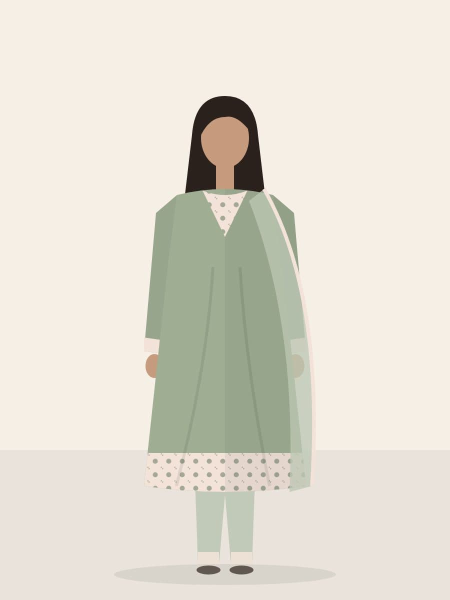 Gulshan — 2 Piece in Sage