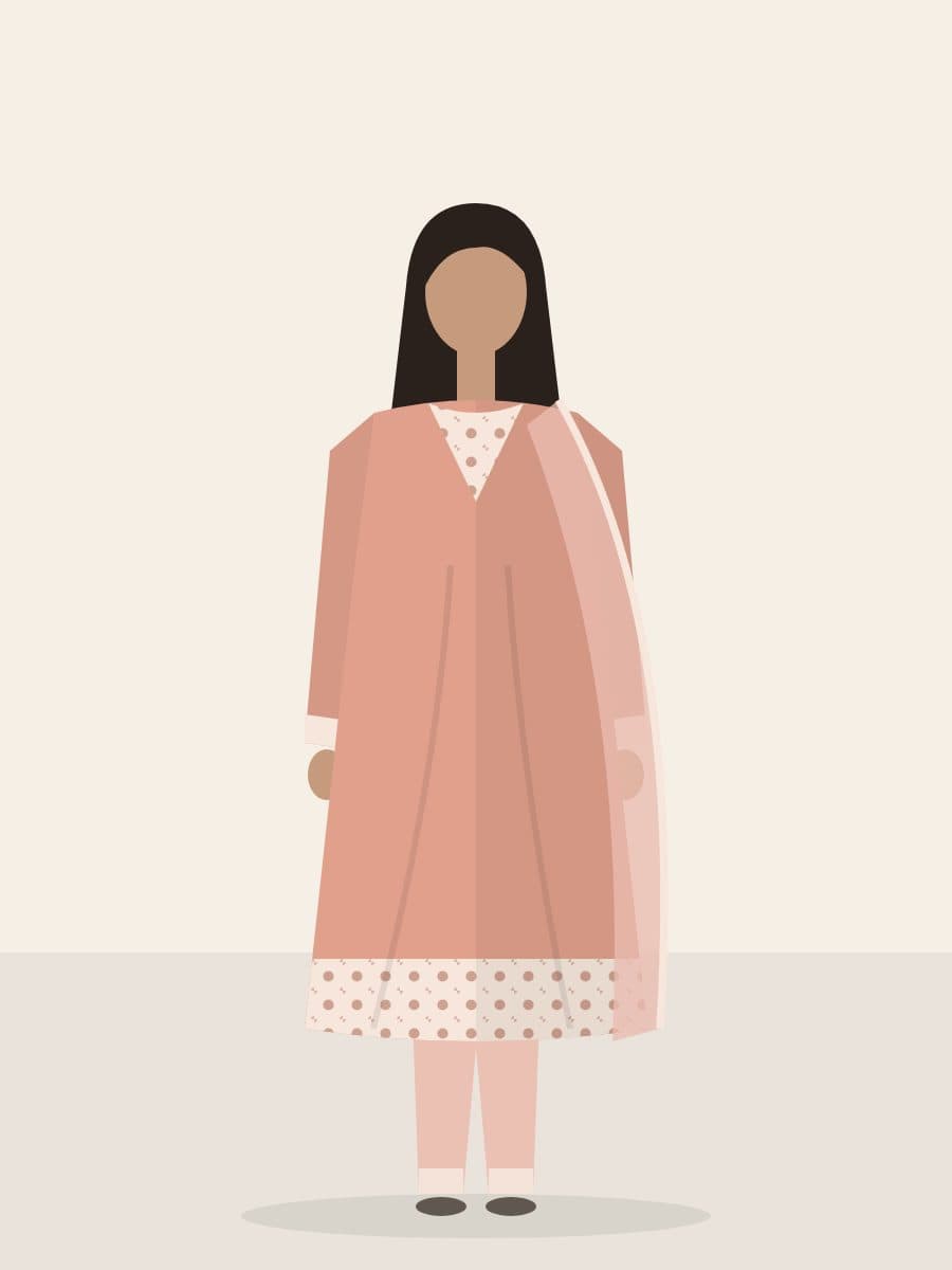 Marjaan — 2 Piece in Coral