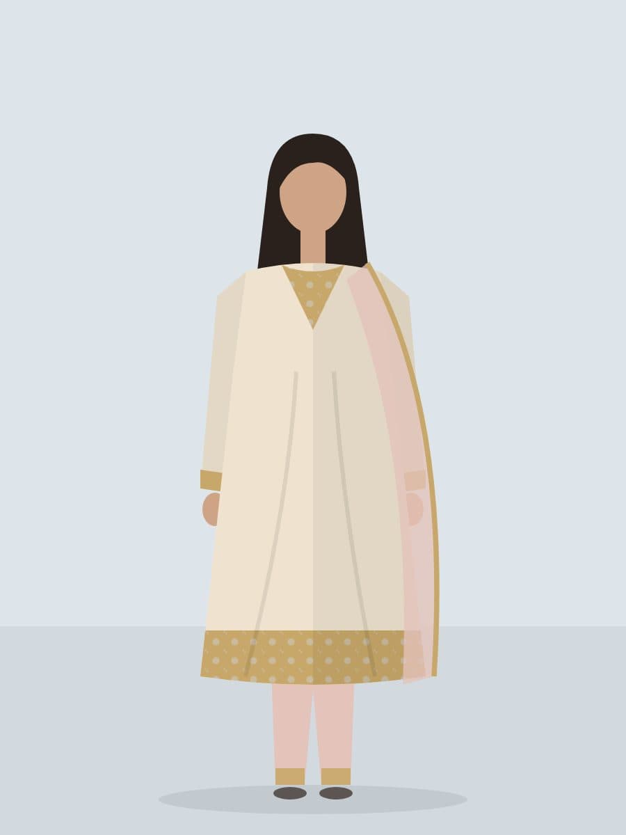 Nastaran — 3 Piece in Ivory