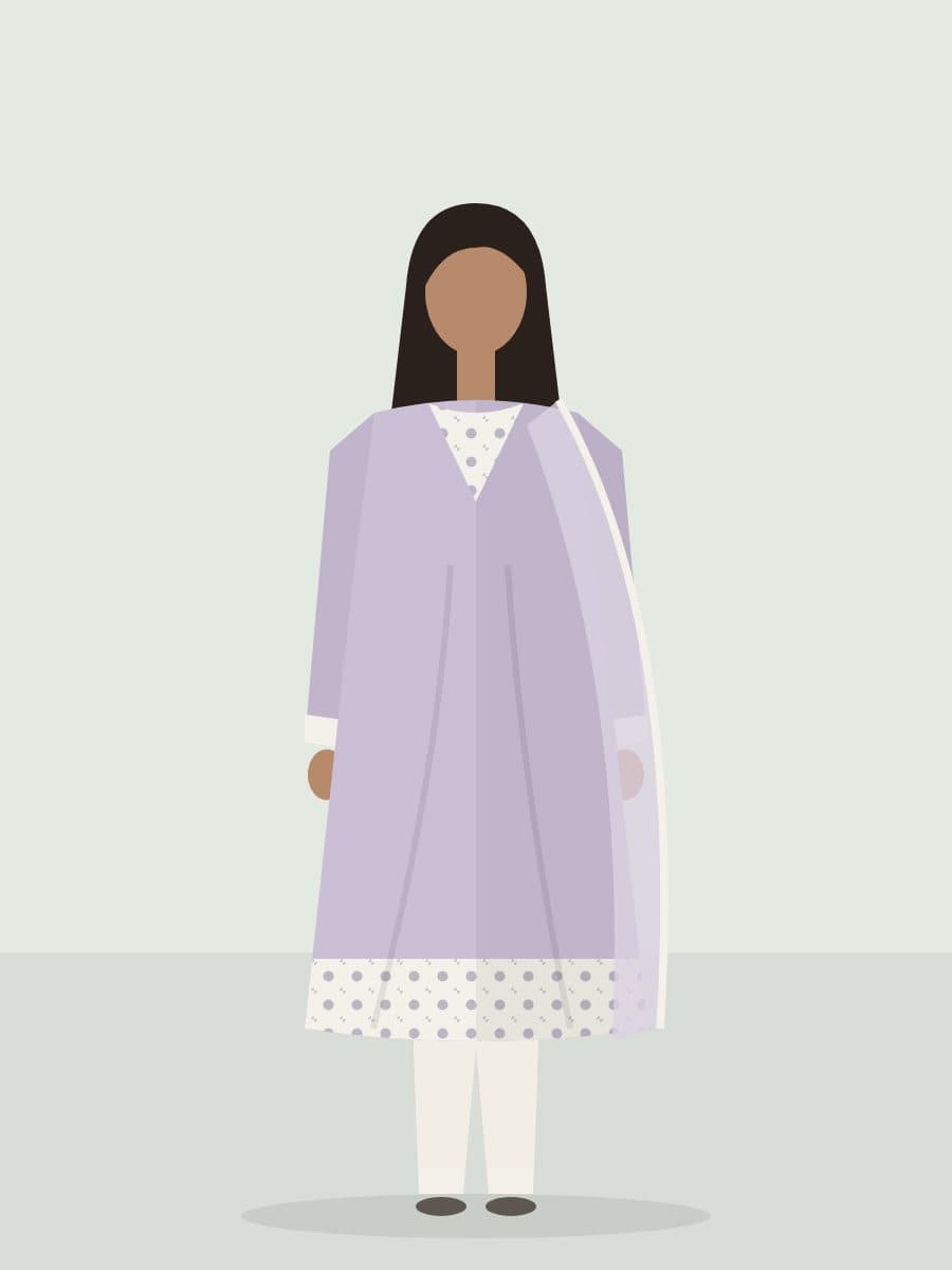 Tasneem — Shirt in Lilac