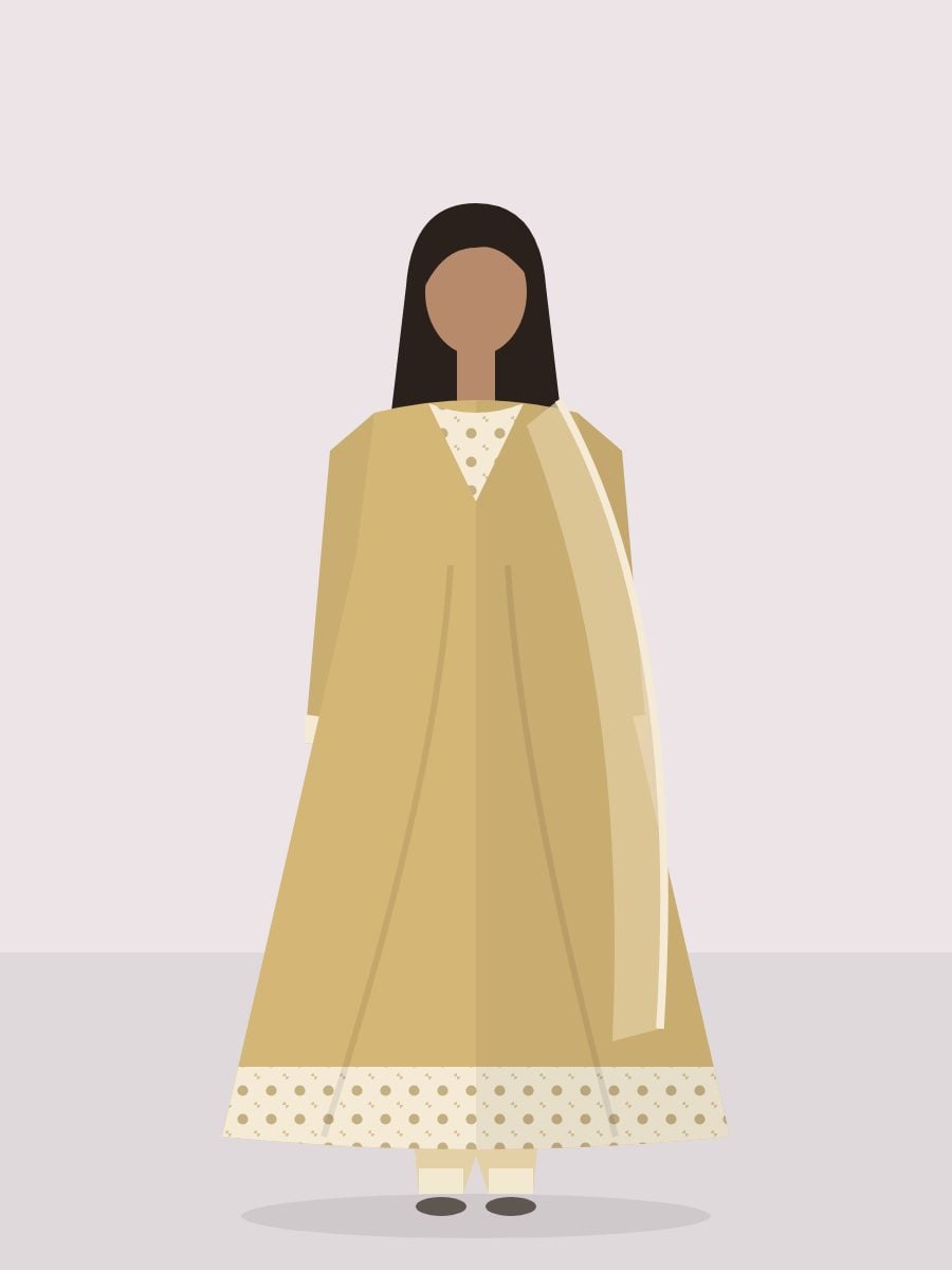 Mehfil — Lehnga Set in Gold