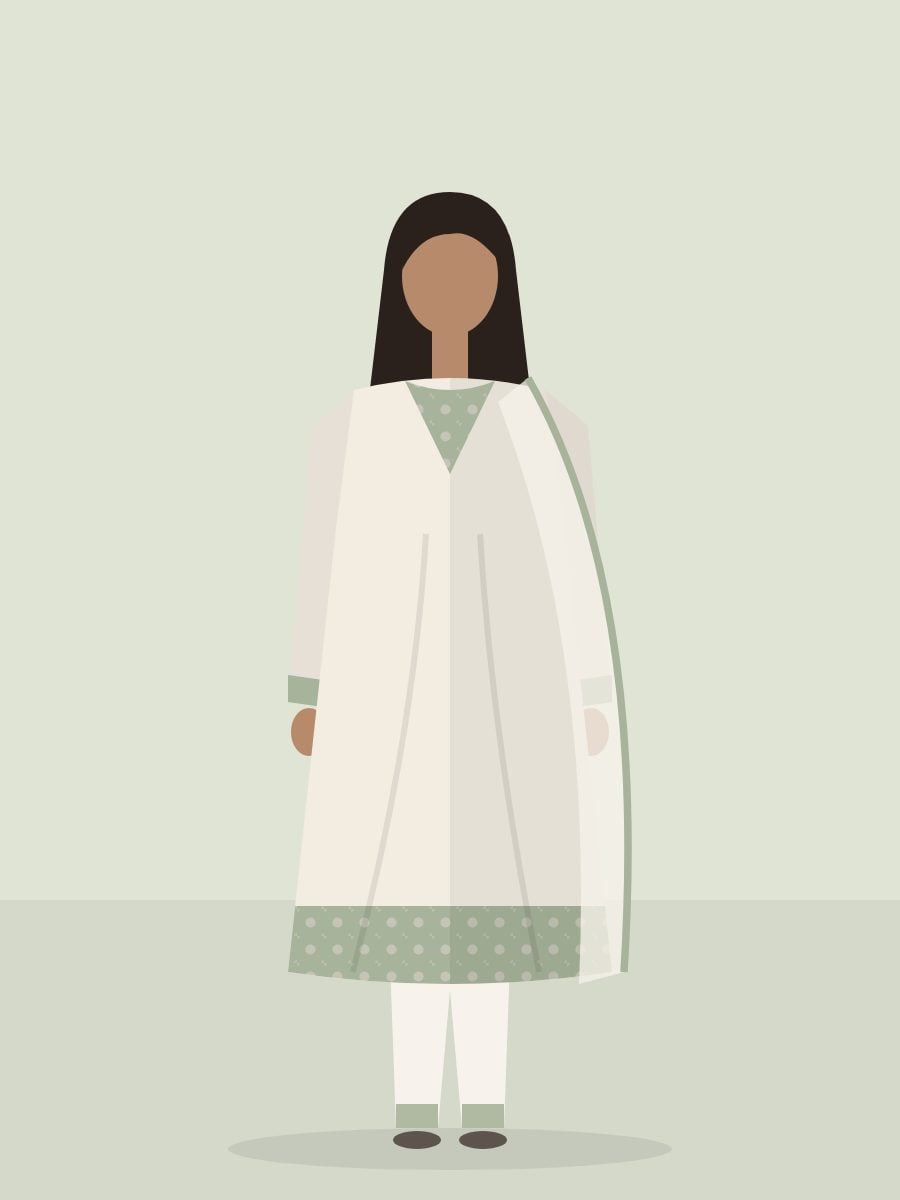 Motia — Unstitched 3 Piece in Off White