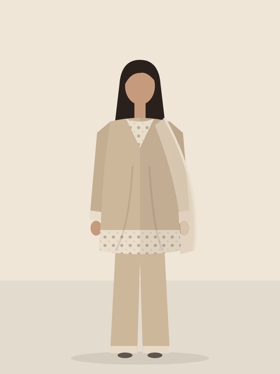 Rukhsana — Co-ord Set in Sand