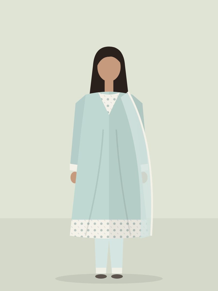 Sahar — 2 Piece in Aqua Mist