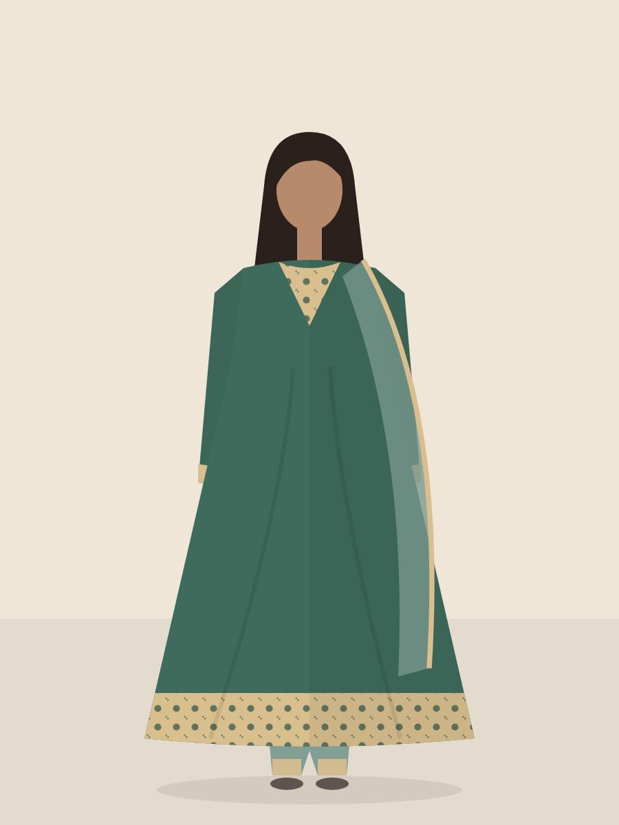 Zumurrud — Angrakha Set in Emerald