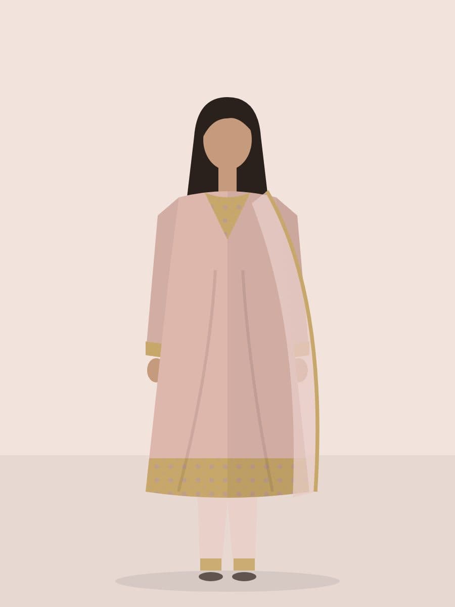 Shirin — 3 Piece in Blush