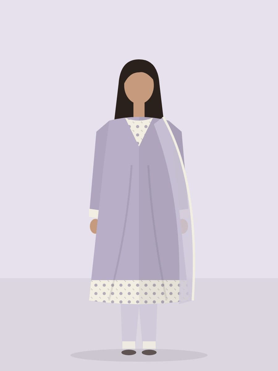 Zarrin — 3 Piece in Lavender
